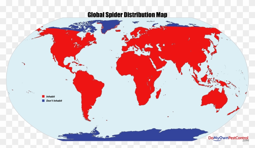 View Samegoogleiqdbsaucenao Global Spider Distribution - South Georgia World Map Clipart #5940923