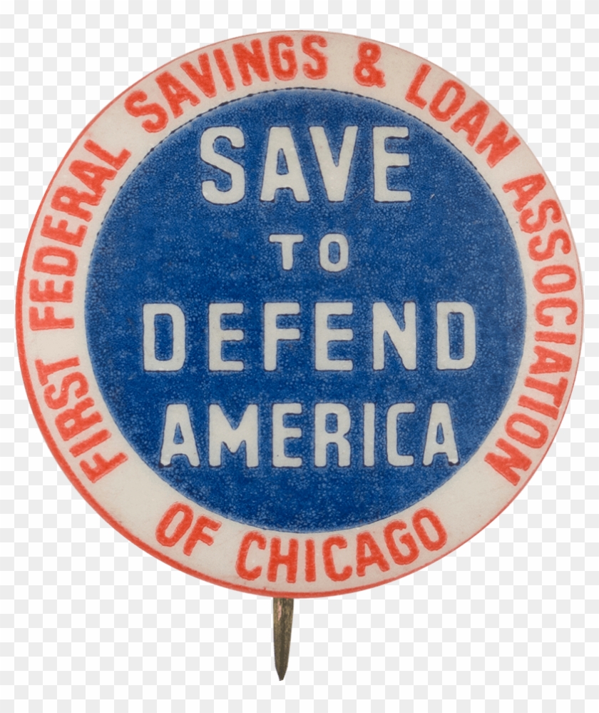 Save To Defend America Club Button Museum - Badge Clipart #5941254