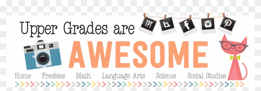 Upper Grades Are Awesome - Graphic Design Clipart #5941260