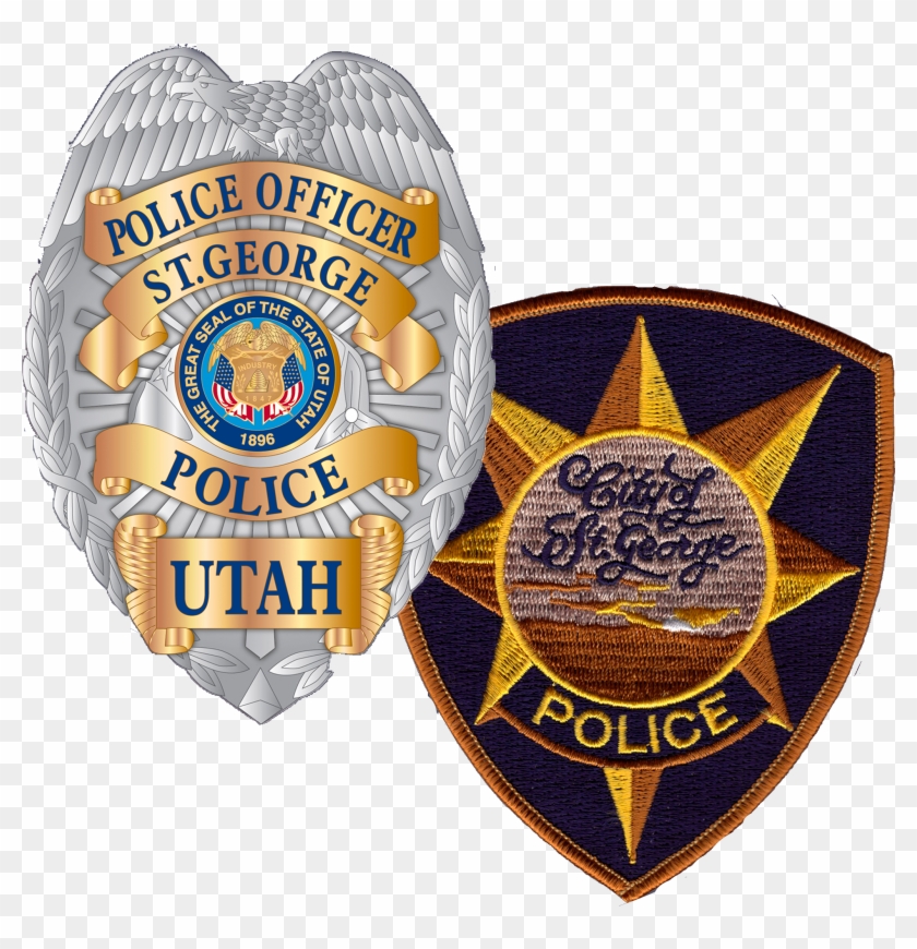 Responsive Image - St George Police Department Badge Clipart
