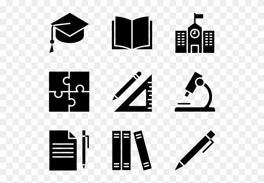 Classroom Vector School - Classroom Icons Png Clipart #5942125