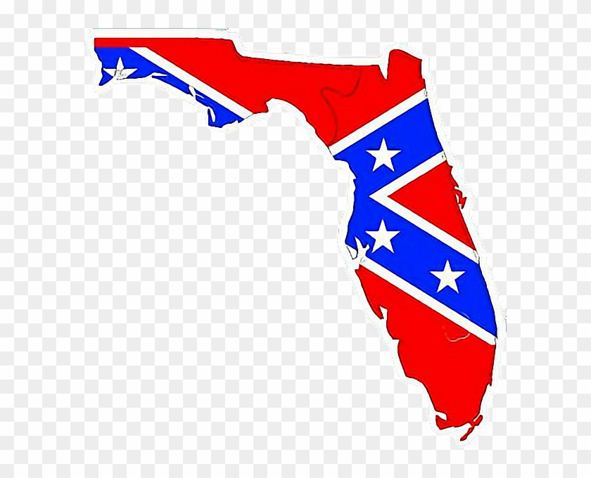 #confederate #florida #state #usa #flag - Punisher Skull Confederate Flag Clipart