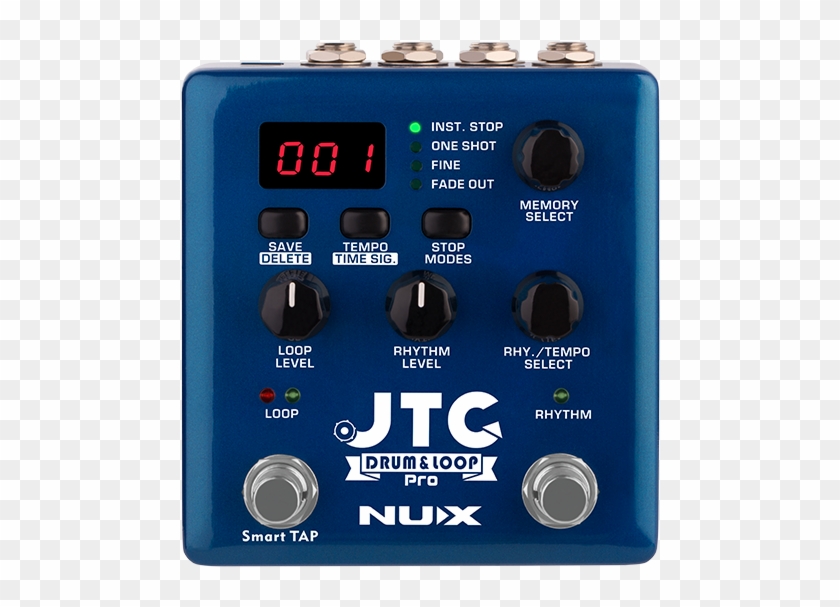 Loop And The Drum Controls Are Separated, Left Footswitch - Nux Jtc Drum & Loop Pro Clipart