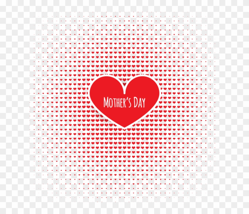 Amor Corazones Vector Rojo - Halftone Dots Circle Png Clipart