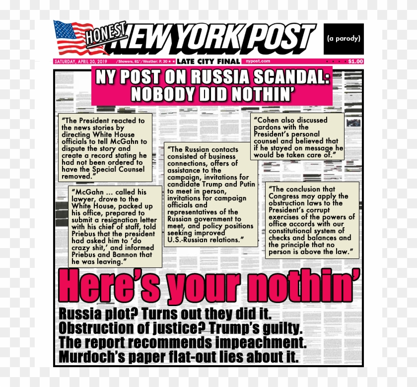 Honest New York Post - New York Post Clipart #5943034