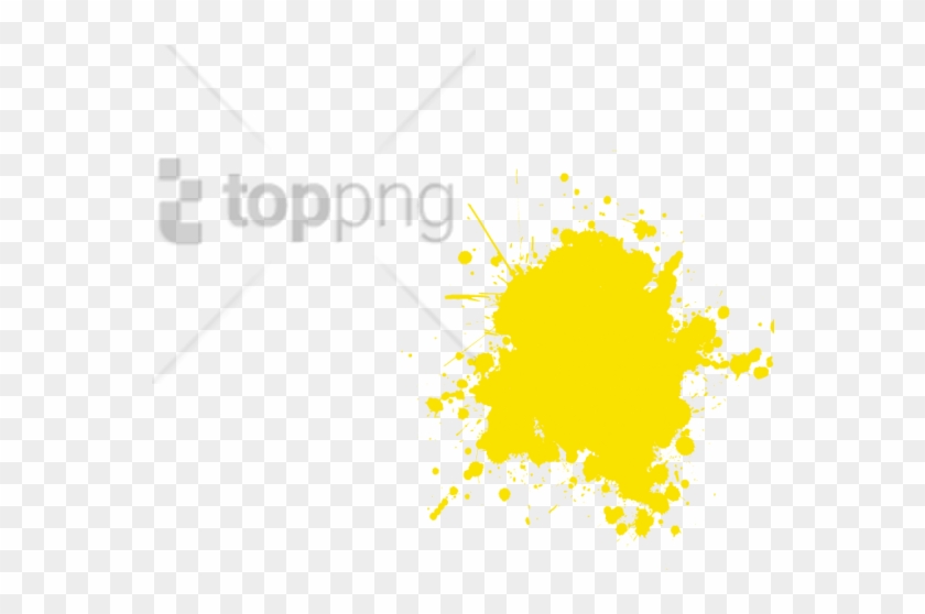 Free Png Yellow Paint Splash Png Png Image With Transparent - Black Paint Splatter Png Clipart #5943062