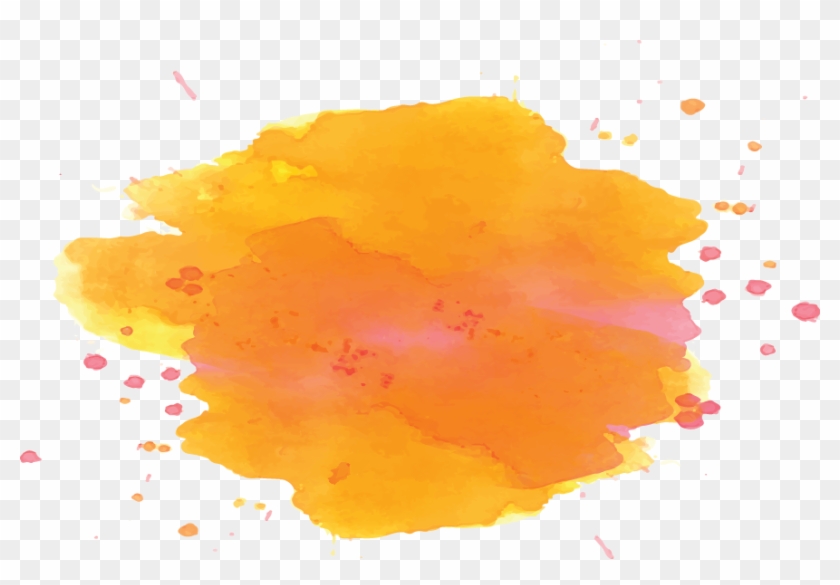 Paint Brush Icon Blue Brush Yellow Splash Brush Golden - Visual Arts Clipart