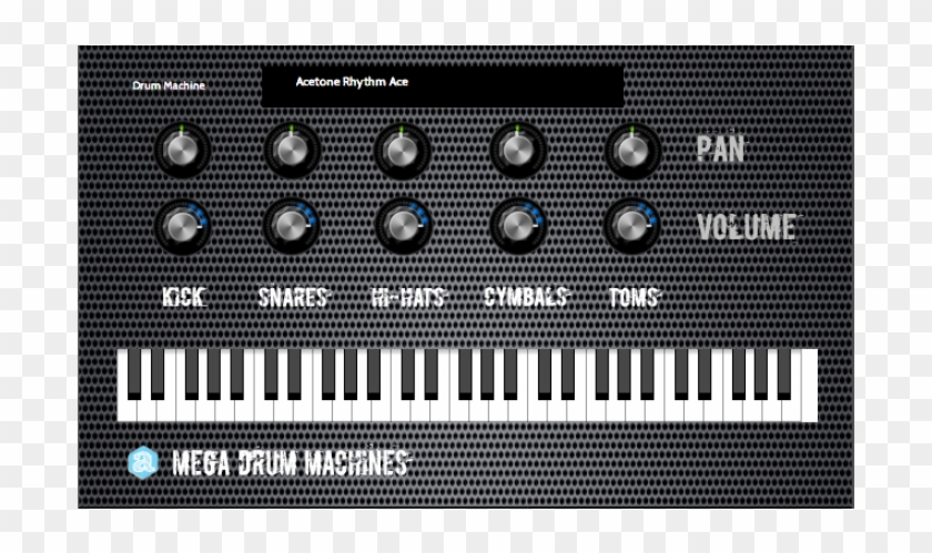 Keyboard Bass Clipart