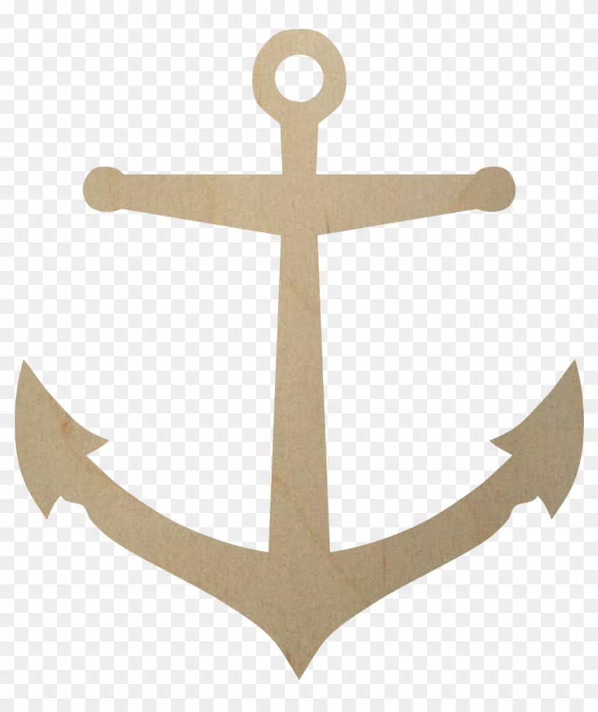 Picture Free Stock Anchor Wooden Shape - Sunset Anchor Clipart #5943608