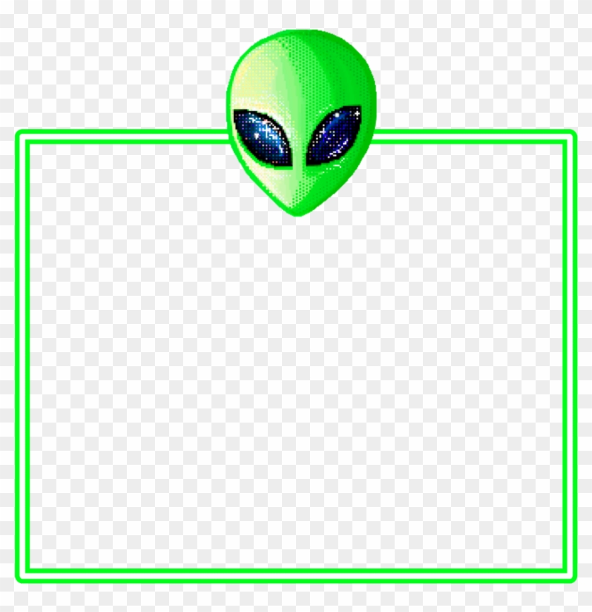 #neon #glow #alien #rectangle #green #aliens #freetoedit Clipart #5944513