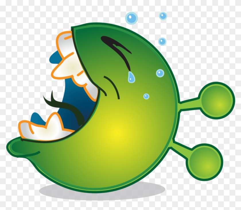 Smiley Green Alien Lol - Dead Alien Green Smiley Clipart #5944537