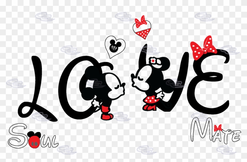 Mickey Mouse Minnie T Shirt The Walt - Mickey And Minnie Mouse Couple Shirt Clipart #5945234