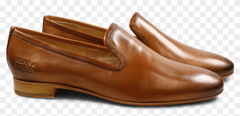 Claire 6 Tan Gold Finish Ls Loafers - Slip-on Shoe Clipart #5945967