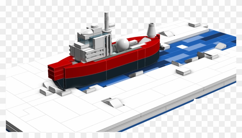 The Icebreaker - Lego Mini Cargo Ship Clipart