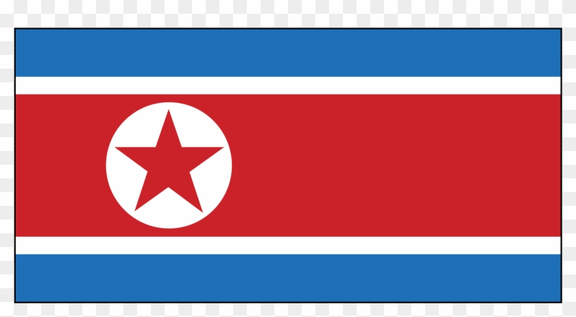 North Korea Logo Png Transparent - Flag Of North And South Korea Clipart