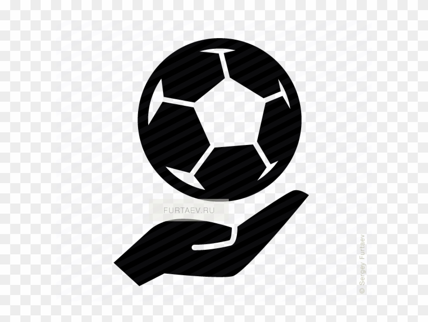 Soccer Ball Vector Png - Hand Holding Ball Vector Clipart