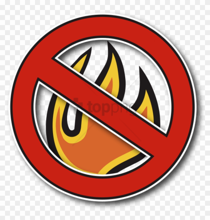 Free Png No Campfires Icon - Emblem Clipart