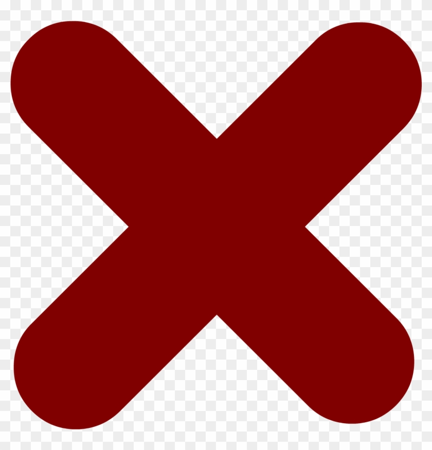 No - X En Png Clipart