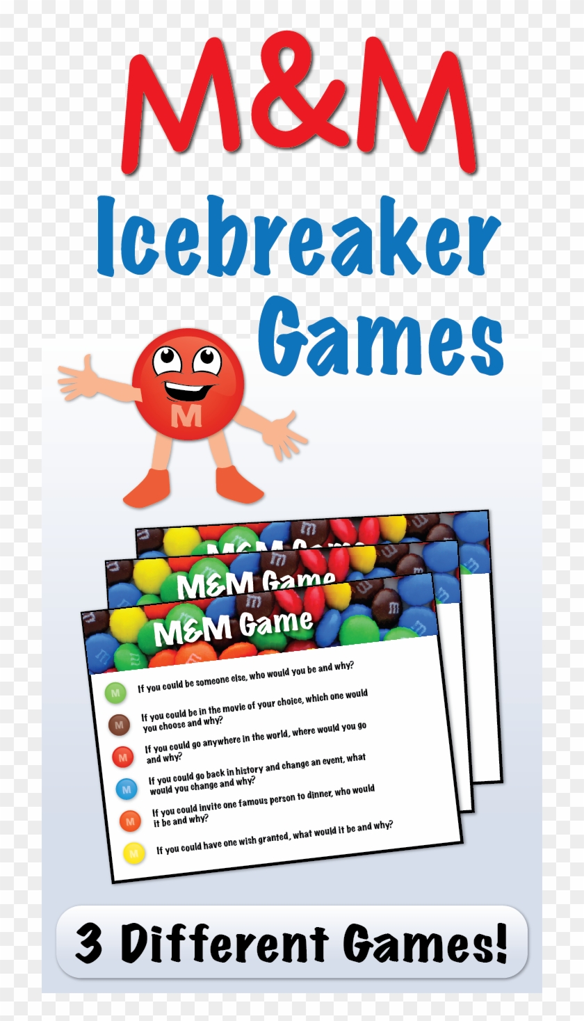 These Three M&m Icebreaker Games Are A Great Way To - Cartoon Clipart