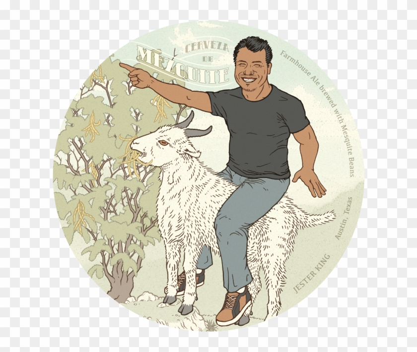 Brewed With Mesquite Beans Foraged From The Texas Hill - Jester King Cerveza De Mezquite Clipart