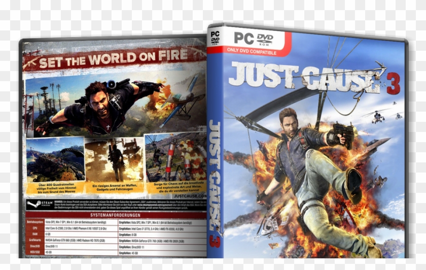 Apps And Software - Just Cause 3 Box Clipart