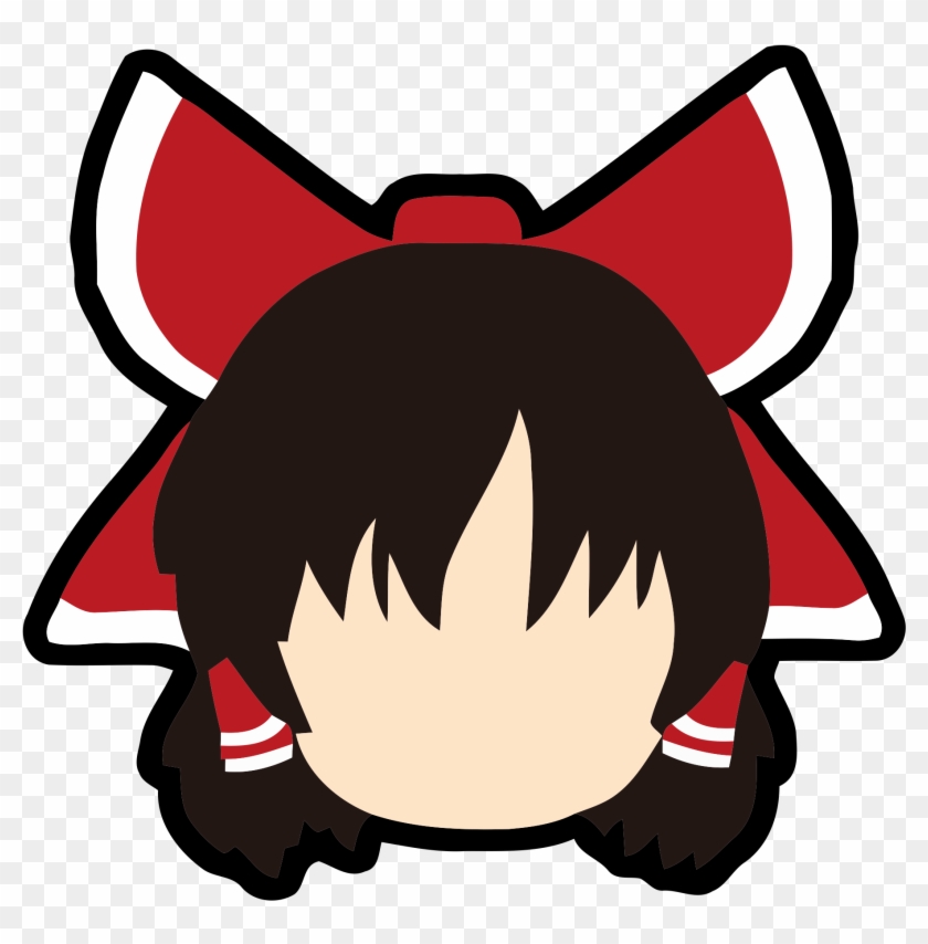 202kib, 2000x2000, Reimu Icon - Cartoon Clipart