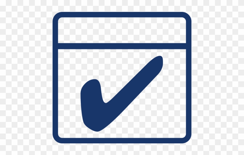 Calendar With Checkmark Icon Clipart #5948067