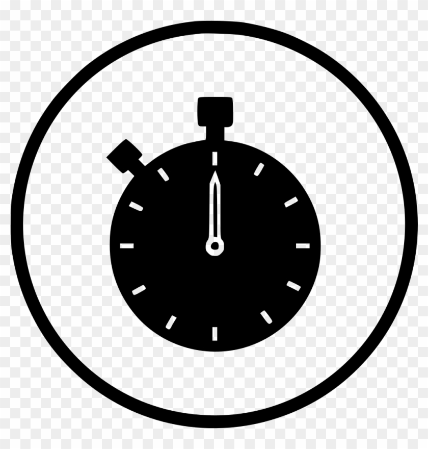 Black And White Library Timer Time Watch Count Svg - Cross Gun Png Clipart