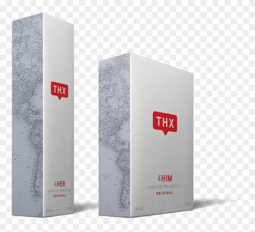 Original Fragrances "4him" And "4her" From The Thx - Box Clipart #5948678