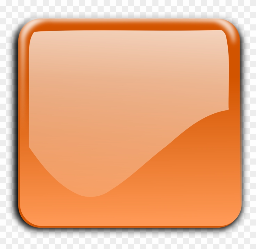 Glossy Button Orange Clipart #5948766
