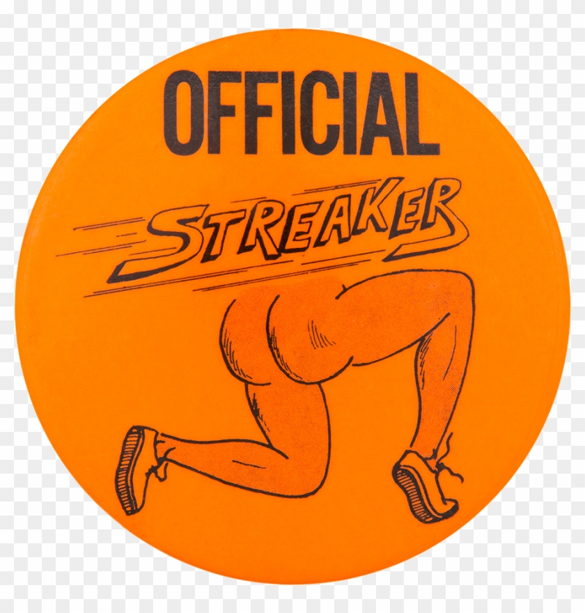 Official Streaker Orange Social Lubricators Button - Nicholas Carr Clipart #5949216