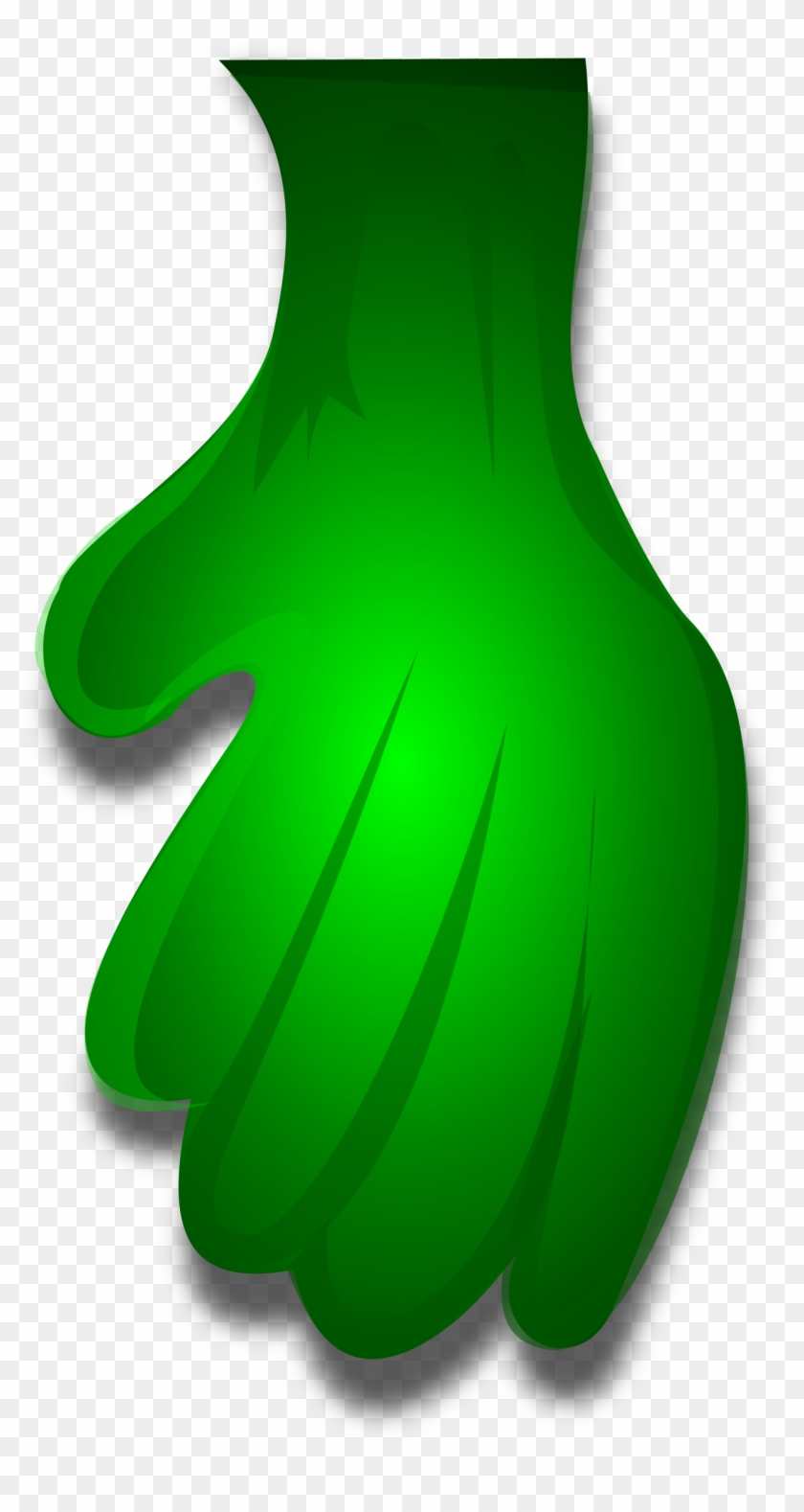 This Free Icons Png Design Of Green Monster Hand 1 Clipart