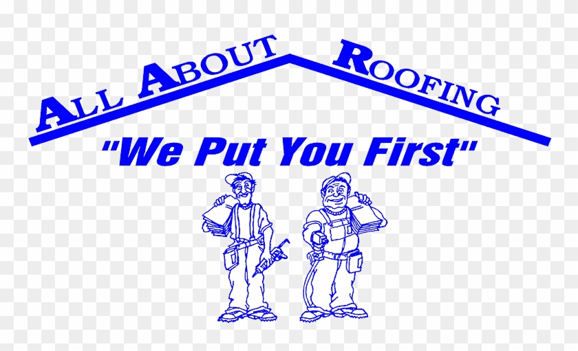 All About Roofing Logo - Illustration Clipart #5949716