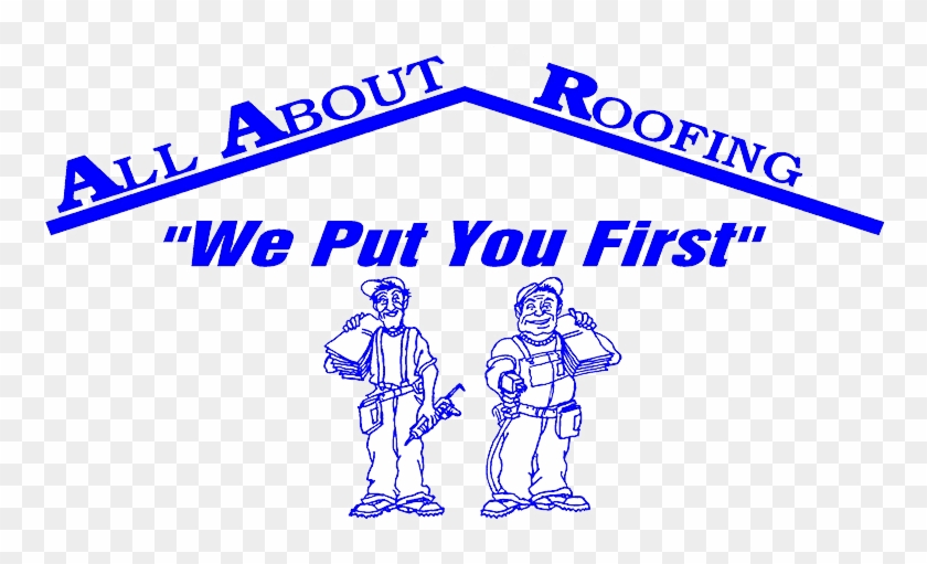 All About Roofing Logo - Illustration Clipart