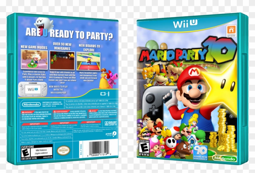 Mario Party 10 Box Cover Clipart