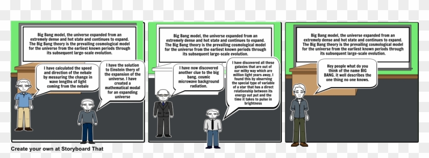 Science Big Bang - Cartoon Clipart