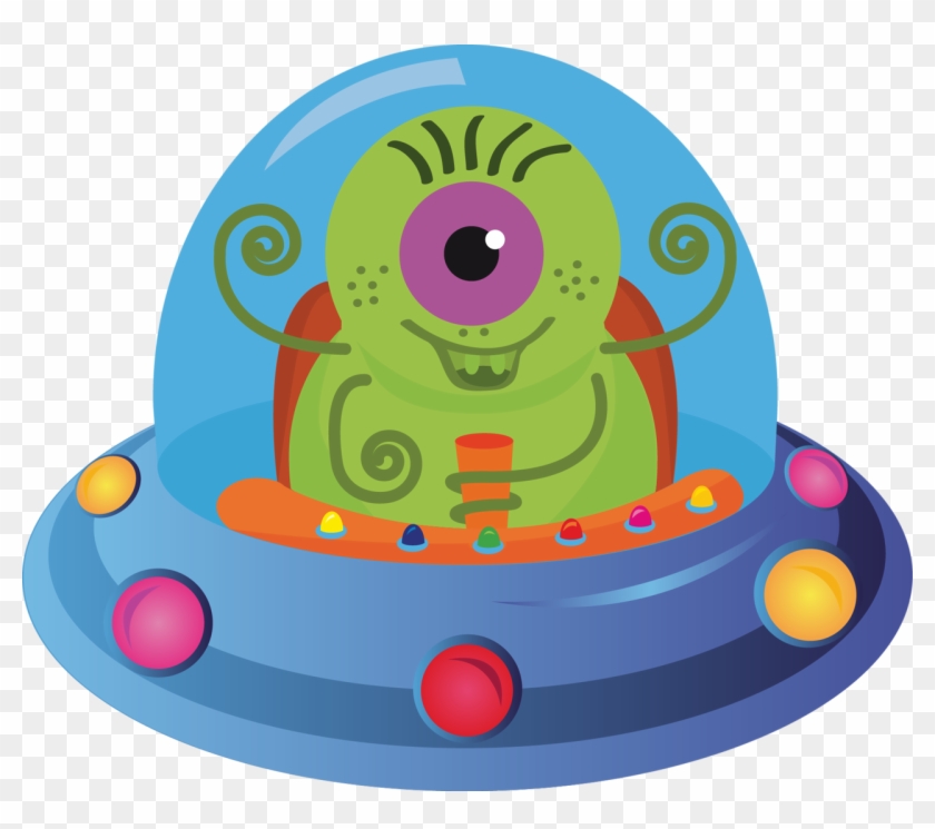 Galaxy Clipart Spaceship - Ovnis Baby Png Transparent Png #5949974