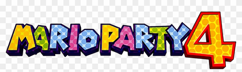 Mario Party - Mario Party 4 Logo Png Clipart #5950132