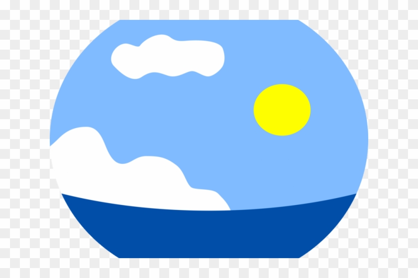 Clouds Clipart Ocean - Circle - Png Download #5950177