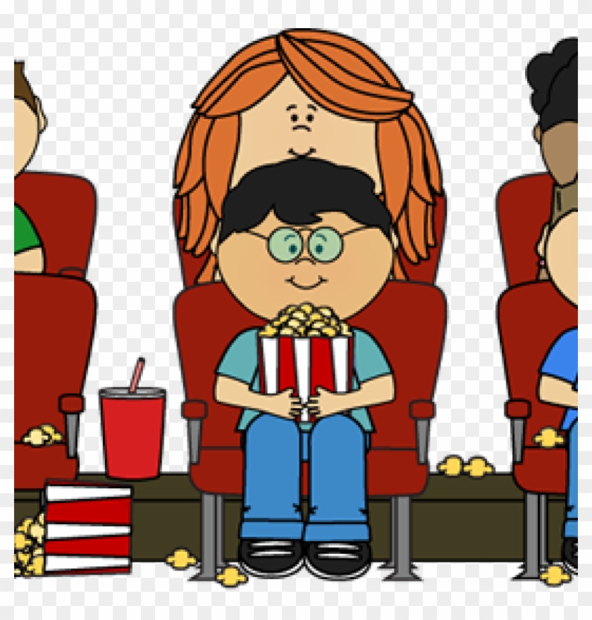 Movie Theater Clip Art Movie Clip Art Movie Images - Transparent Cartoon Transparent Movie Night Clipart - Png Download