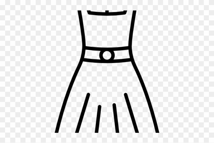 Black Dress Clipart Transparent Background - Png Download