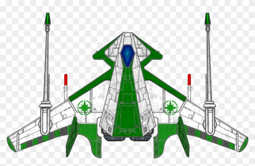 Top Down View Starship - Illustration Clipart #5950314