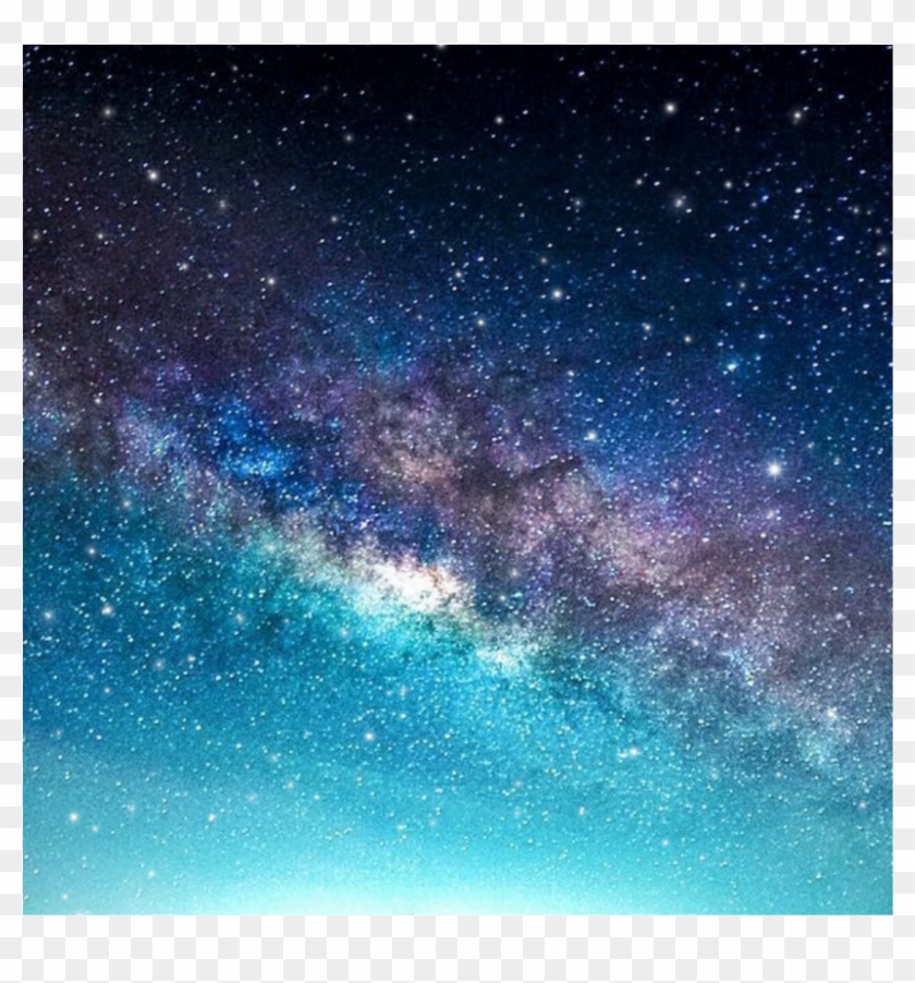 #galaxy #tumblr #lights #star #universe #blue - Milky Way Clipart #5950347