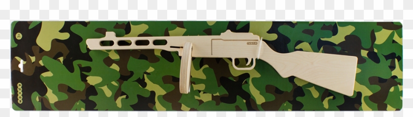 Wooden Submachine Gun - Assault Rifle Clipart