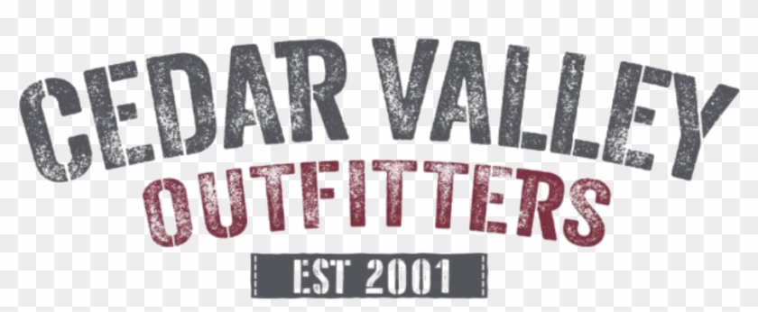 Cedar Valley Outfitters - Label Clipart