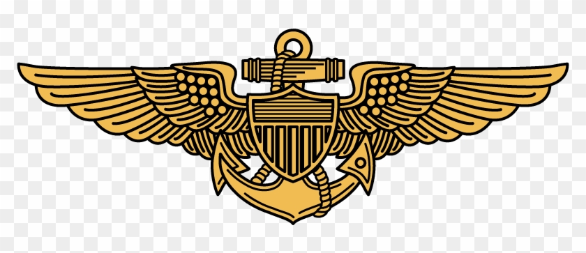 Pilot Wings - Colored - Golden Eagle Clipart #5951662