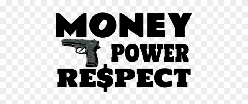 #money #power #respect #gun #logo - Trigger Clipart #5951971