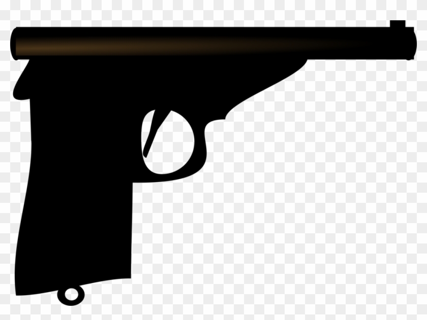 Gun Clipart Hand Gun - Firearm - Png Download