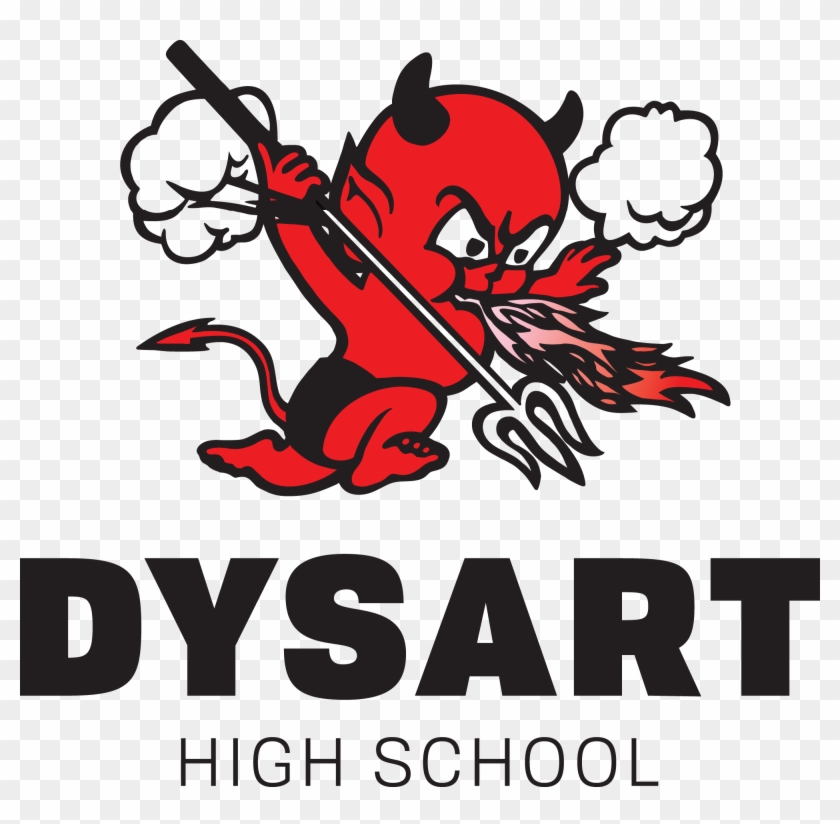 Dysart High Logo - Dysart Demon Clipart #5952214