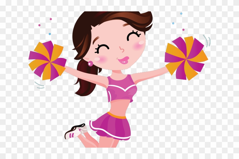 Cartoon Pictures Of Cheerleaders - Cartoon Cheerleader Clipart #5952951